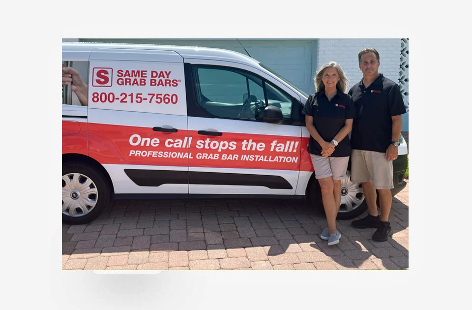 Todd & Julia Moyers with their van